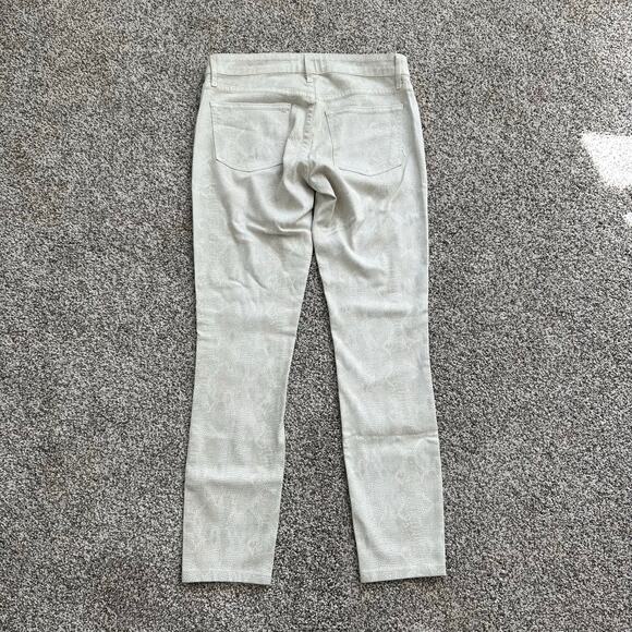 Rich & Skinny cream and tan snakeskin skinny jeans size 26 - Picture 4 of 11